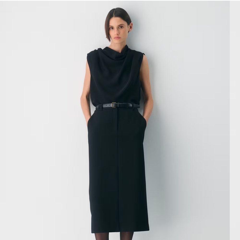 Aritzia Babaton Chisel Maxi Crepette Noble 8